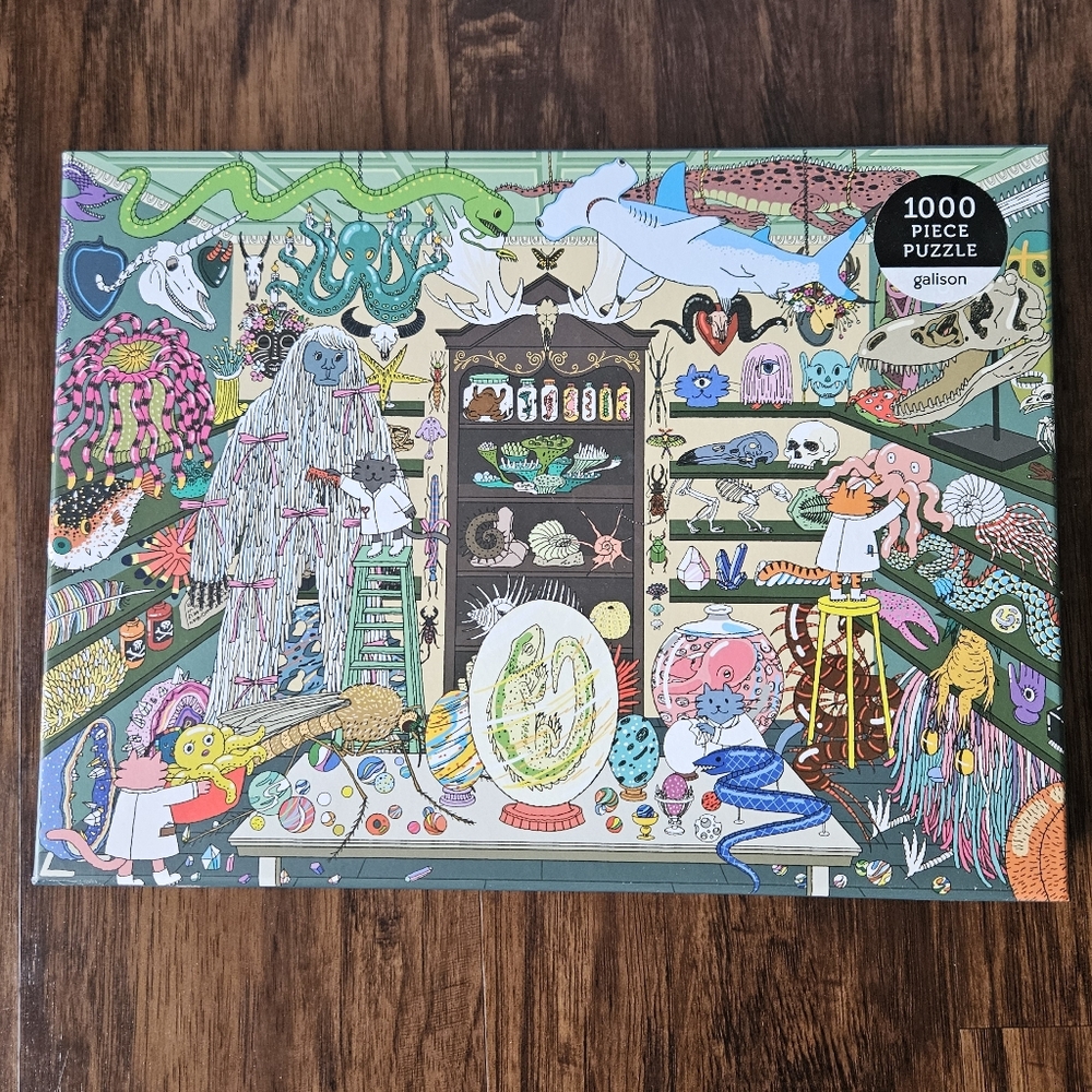 World of Curiosities 1000-Piece Puzzle by Galison